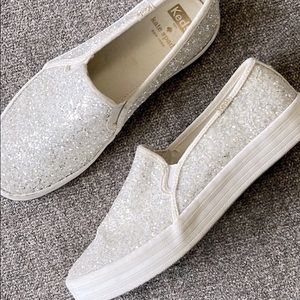 Brand new, Keds Slip on glitter shoes